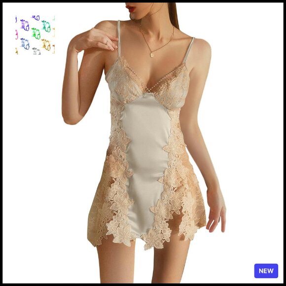 sexy women no cloths Sexy SuperShero | Intimates & Sleepwear | Sexy In Black Cupless Lace Mini  Dress Lingerie